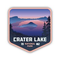 Stickers Northwest, 3", Crater Lake, Sticker
